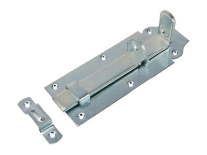 Hangslotschuif vlak - 100 mm verzinkt