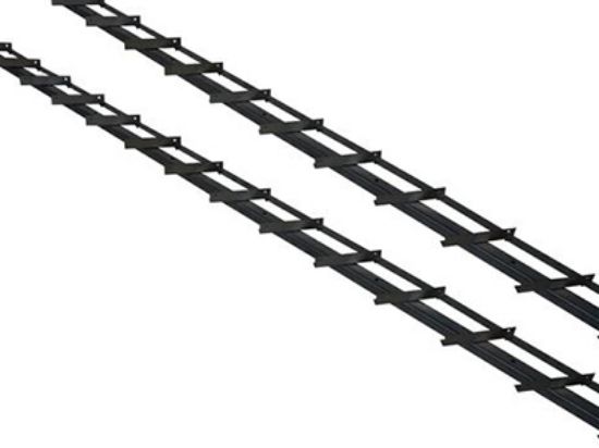 Shuttersysteem Zwart - 166 cm