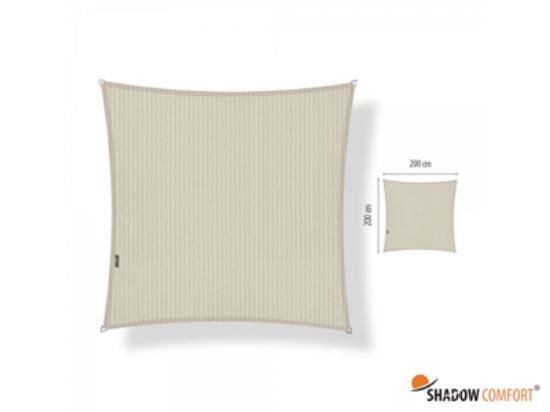 SC schaduwdoek vierkant  - Sahara Sand