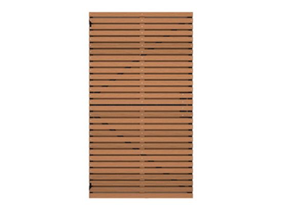 Thermo Ayous deur horizontaal + zwart frame verstelbaar - 99x178 cm