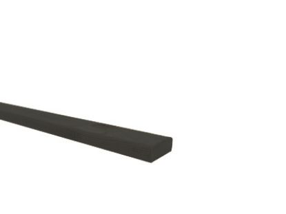 Vuren achterlat Zwart - 28x41/47 mm