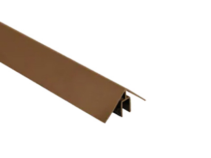WEO aluminium klikprofiel Teak - 300 cm