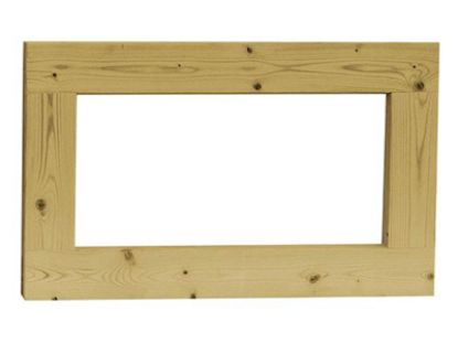 Vuren vast raam geimpregneerd - melkglas - 67x38 cm