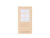 Vuren glasdeur 6-ruits onbehandeld prestige - 108x209 cm