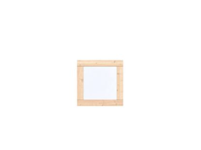 Vuren vast raam onbehandeld prestige - 66x66 cm
