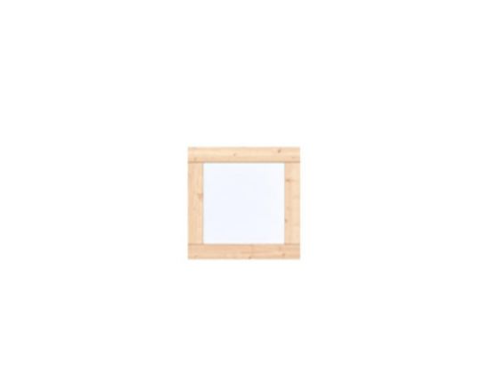 Vuren vast raam onbehandeld prestige - 66x66 cm