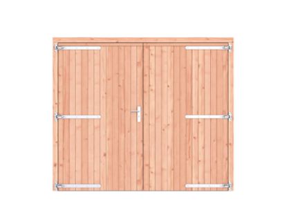 Douglas dubbele dichte deur - 250x209 cm