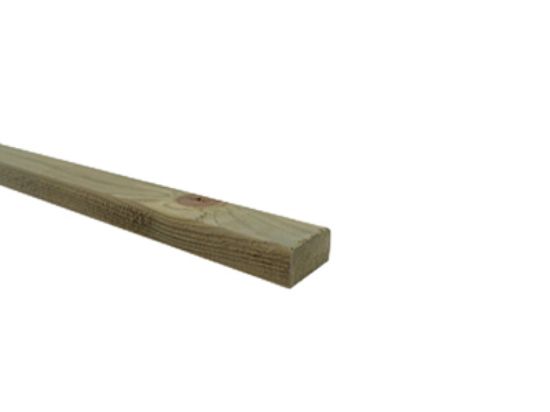 Vuren lat geschaafd geimpregneerd - 28x45 mm