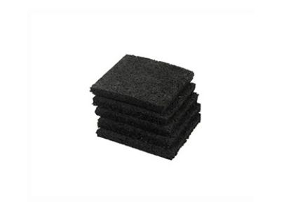 Rubberen onderlegger 90x90x8 mm - 24st per set