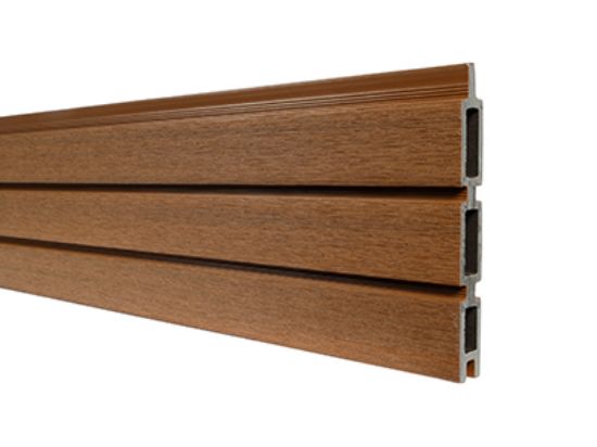 Boston WPC Modern fence board Teak - 21x150 mm