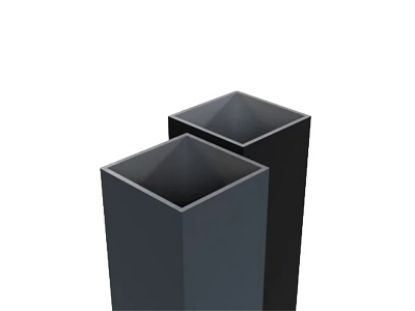Boston aluminium poortpaal - 90x90 mm