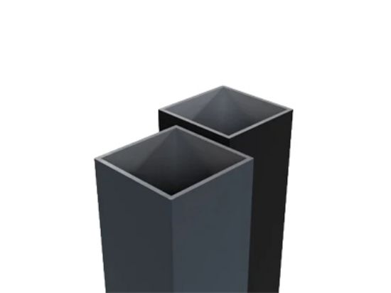 Boston aluminium poortpaal - 90x90 mm