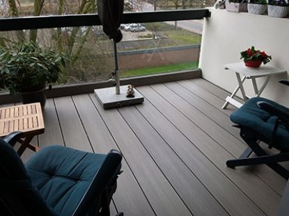 WPC Fiberdeck Premium Light Grey - 23x210 mm