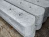 Betonpaal stamp grijs - 10x10 cm
