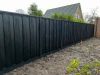Betonpaal antraciet gecoat met sponning t.b.v. blokhutprofiel - 11.5x11.5 cm