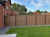 Boston WPC Premium fence board Teak - 21x150 mm
