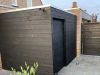Douglas halfhouts verbinding geschaafd / fijnbezaagd zwart - 18x180 mm