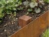 Hardhout piket gepunt - 40x40 mm