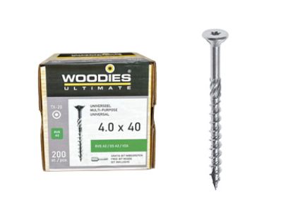 Woodies Schroef RVS