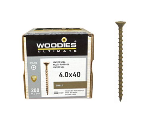 Woodies SHIELD Schroef Verzinkt