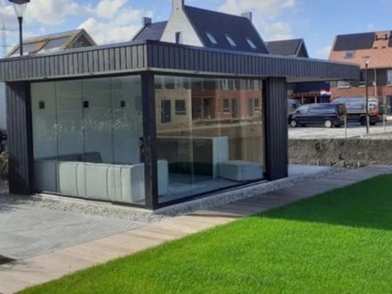 Thermo Grenen select channelsiding geborsteld geschaafd Zwart - 19x130 mm