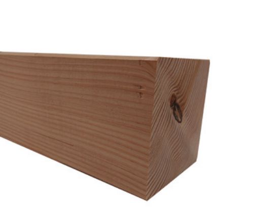 Douglas paal geschaafd - 140x140 mm