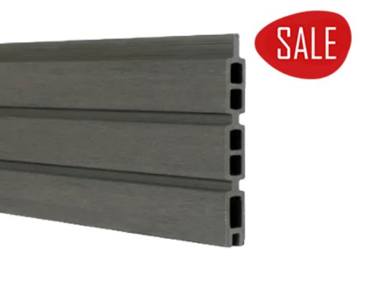 Boston WPC Modern fence board Dark Grey- 21x150 mm