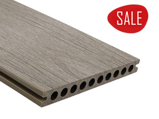 WPC Fiberdeck Premium Light Grey - 23x210 mm