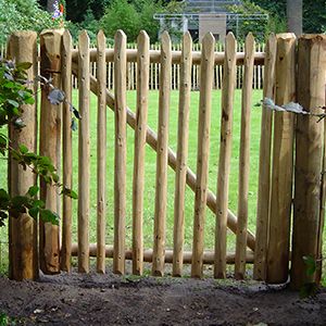 Kastanje looppoort in Gelderland